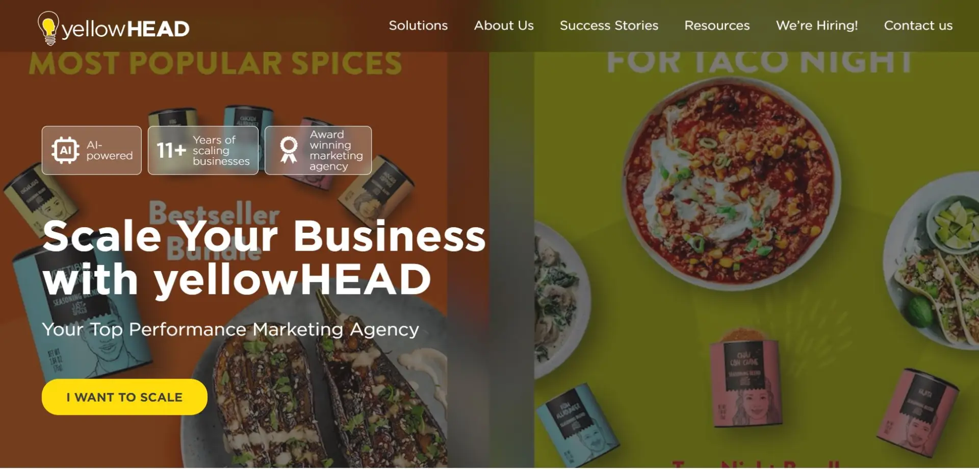 yellowHEAD homepage